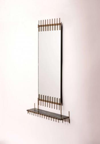 Rare Miroir Console by 
																			Ettore Sottsass
